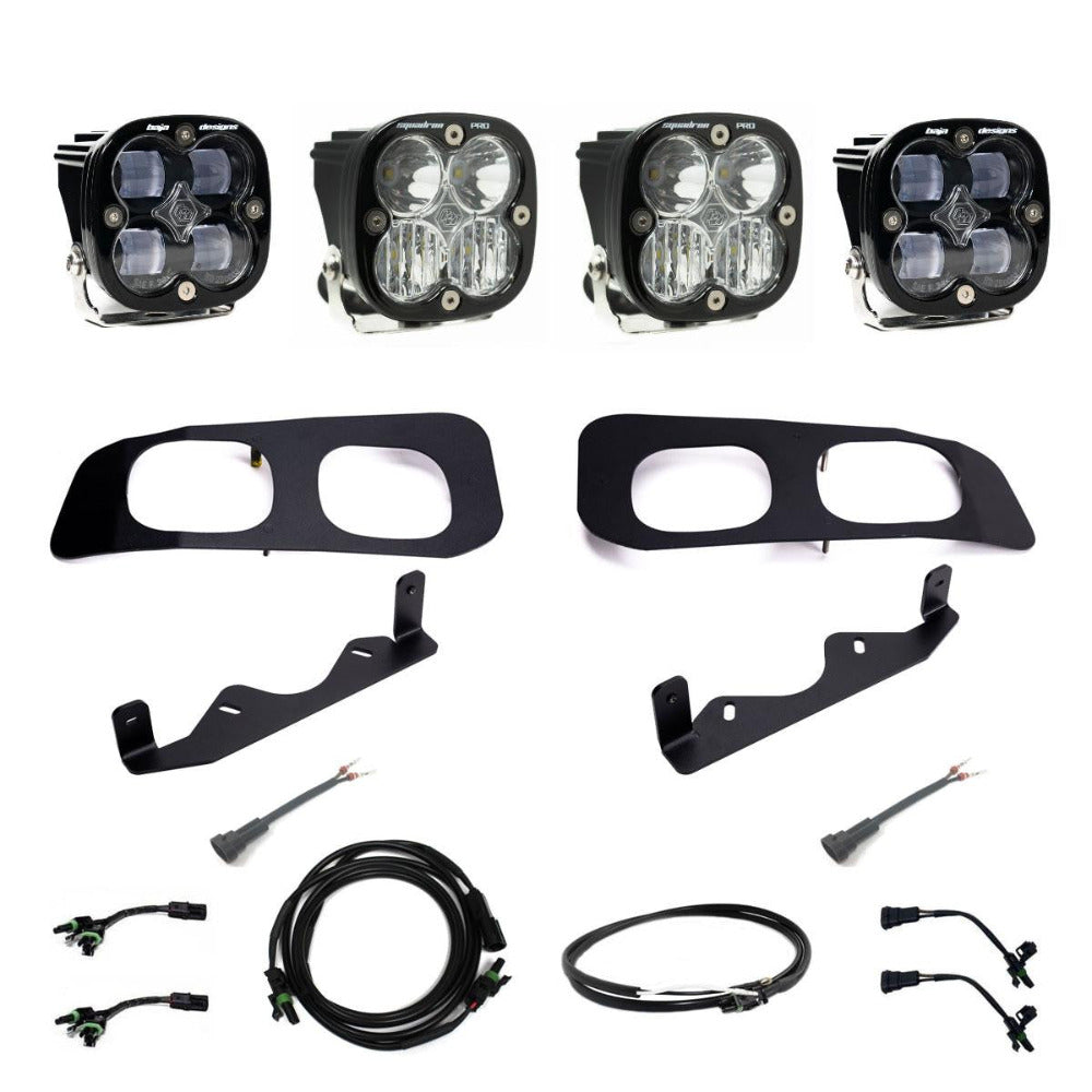 23+ Ford F250/F350 Squadron SAE/Squadron Pro Dual Fog Pocket Kit