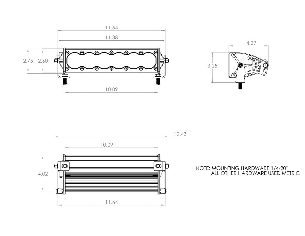 OnX6 Hybrid Laser and LED Light Bar