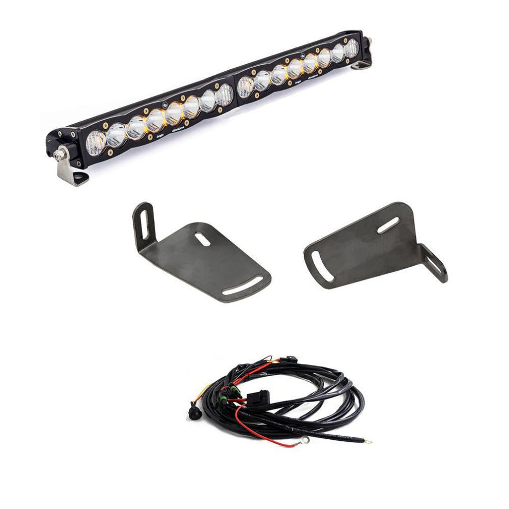 '19-24 Ram 1500 Rebel Baja Designs 20" Light Bar Bumper Kit