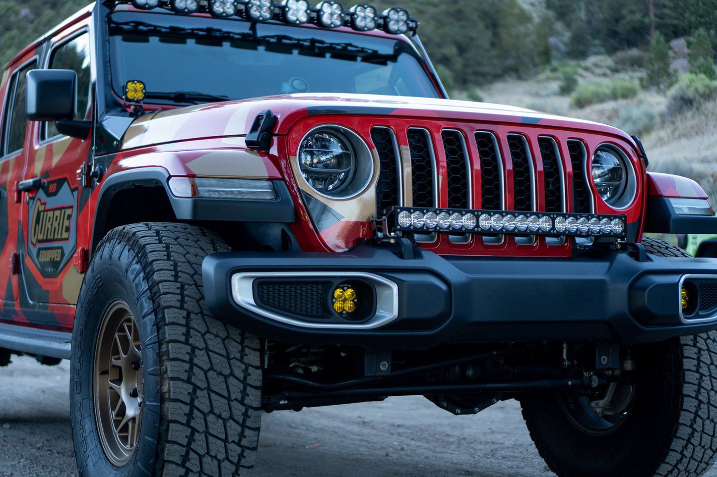 '20-24 Jeep JT Gladiator Bumper 30" ONX6+ LED Light Kit