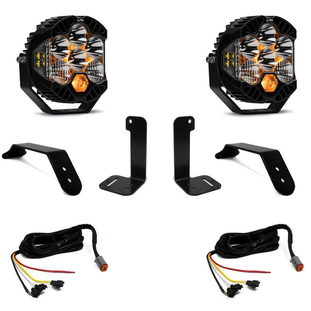 '20-24 Jeep JT Gladiator Bumper LP6 LED Light Kit