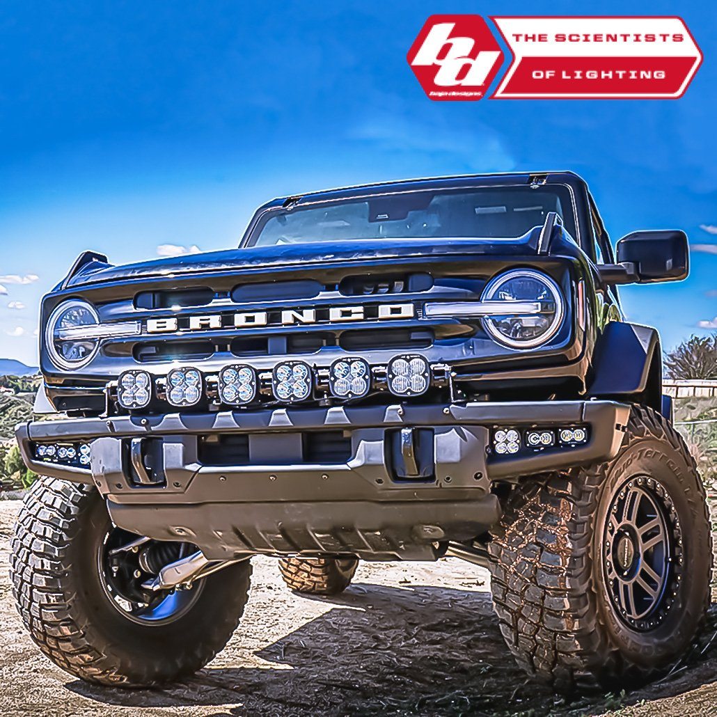 Ford XL Linkable Bumper Light Kit - Ford 2021-2026 Bronco; 2022-2026 Bronco Raptor; NOTE: w/ OE Steel Bumper