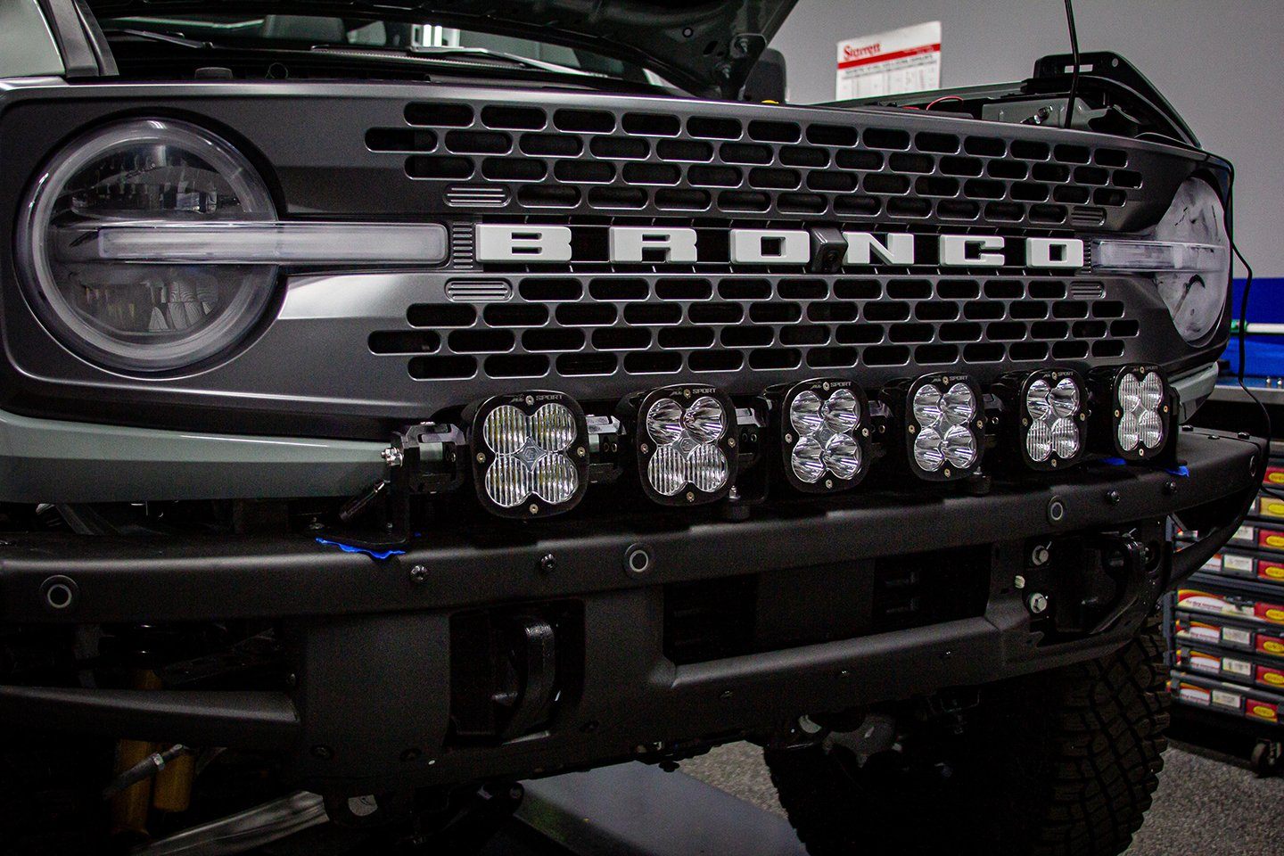 Ford XL Linkable Bumper Light Kit - Ford 2021-2026 Bronco; 2022-2026 Bronco Raptor; NOTE: w/ OE Steel Bumper