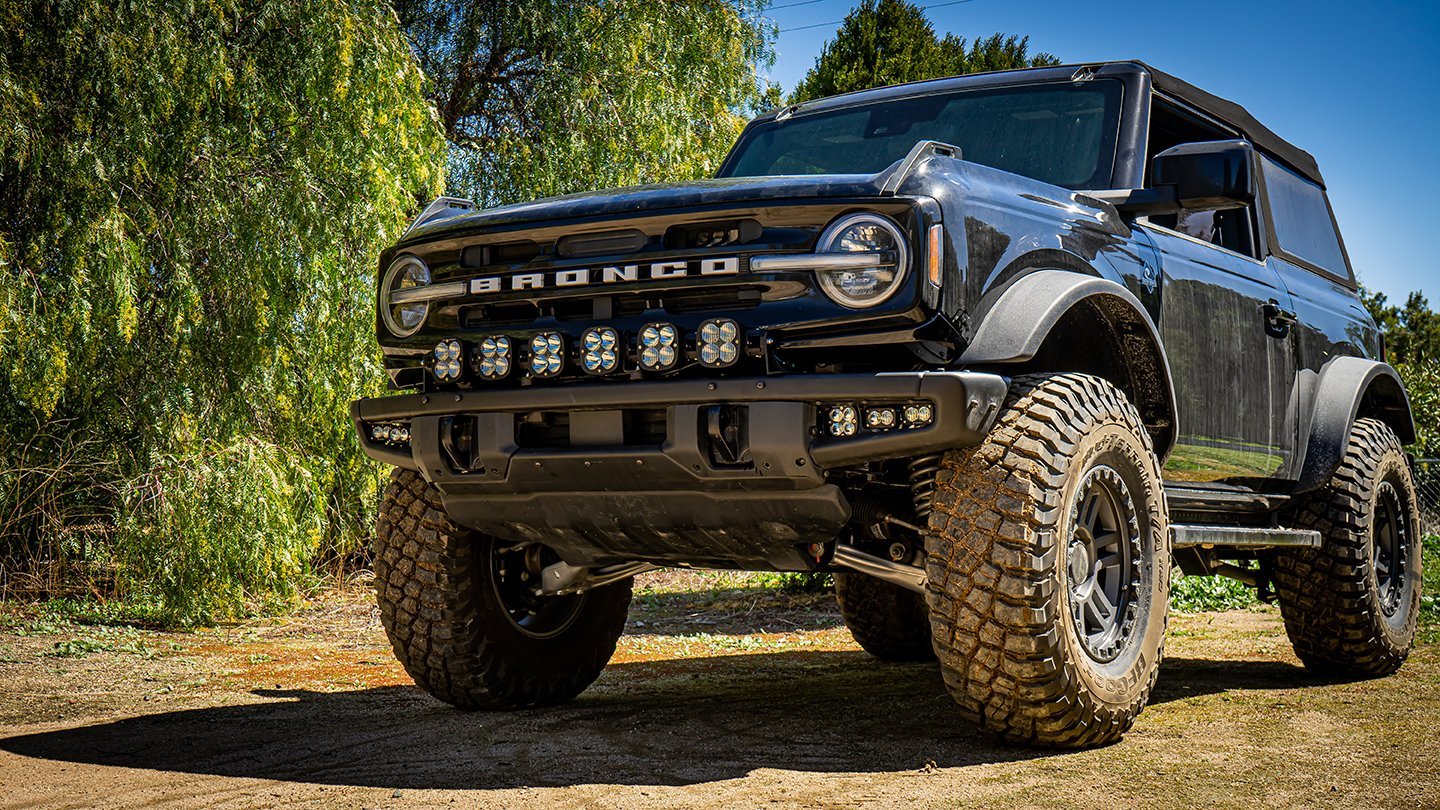Ford XL Linkable Bumper Light Kit - Ford 2021-2026 Bronco; 2022-2026 Bronco Raptor; NOTE: w/ OE Steel Bumper