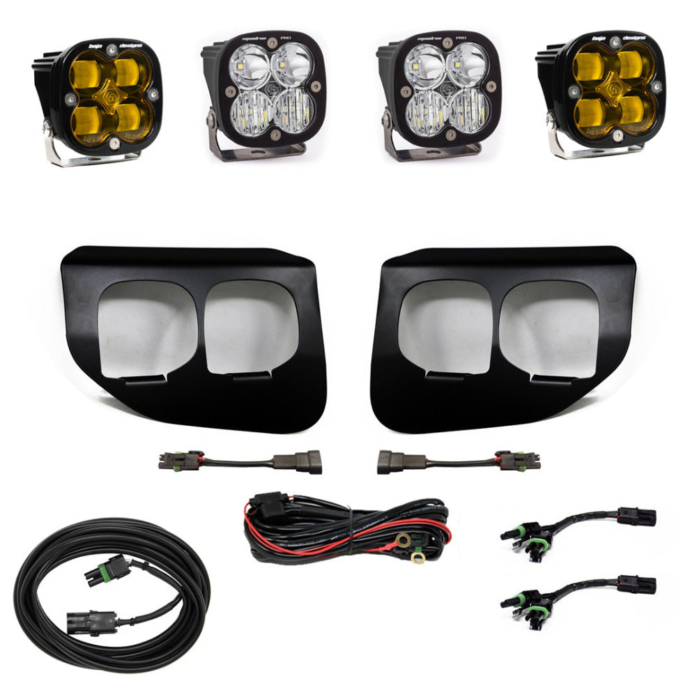 '20-22 Ford F250/350 Baja Designs Squadron PRO/SAE Dual Fog Light Kit
