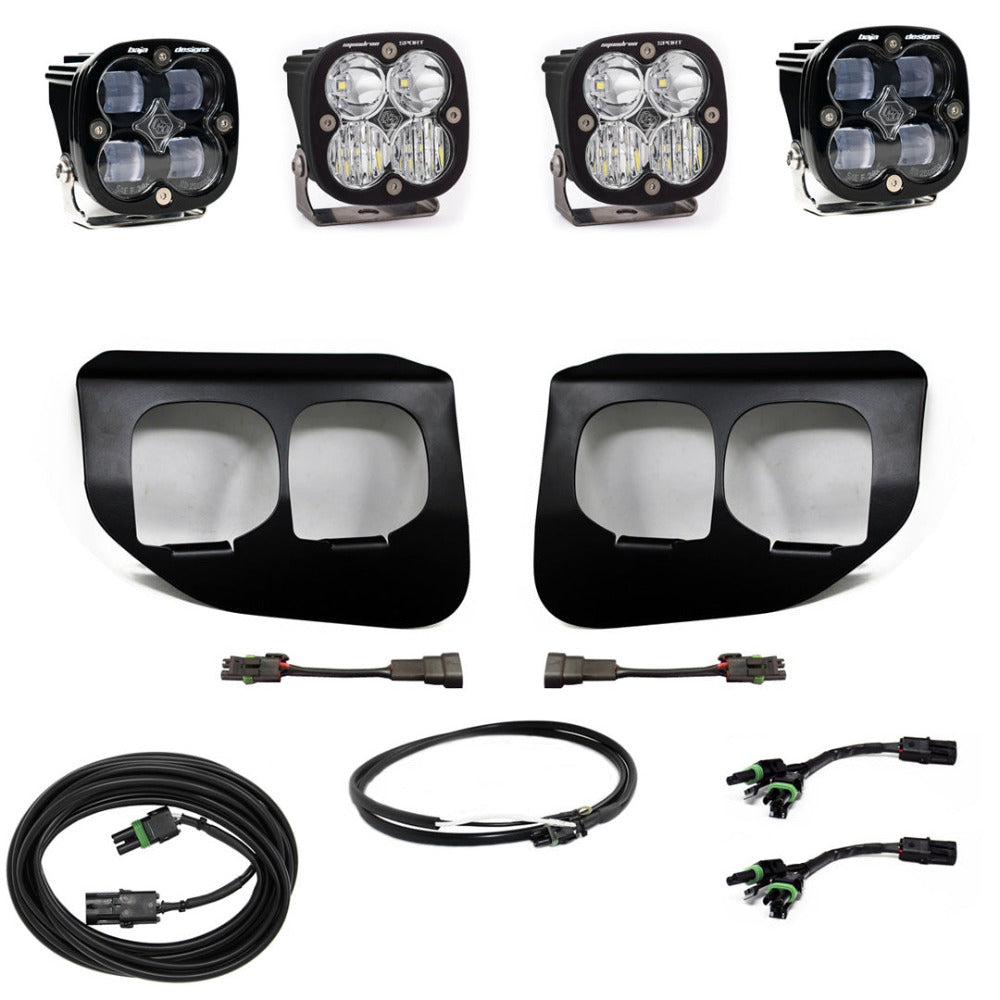 '20-22 Ford F250/350 Baja Designs Squadron Sport/SAE Dual Fog Light Kit