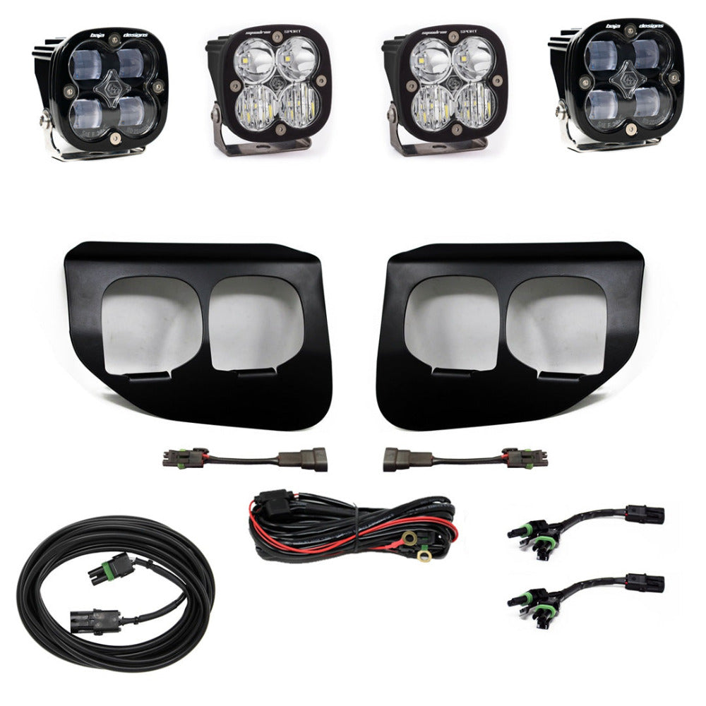 '20-22 Ford F250/350 Baja Designs Squadron Sport/SAE Dual Fog Light Kit