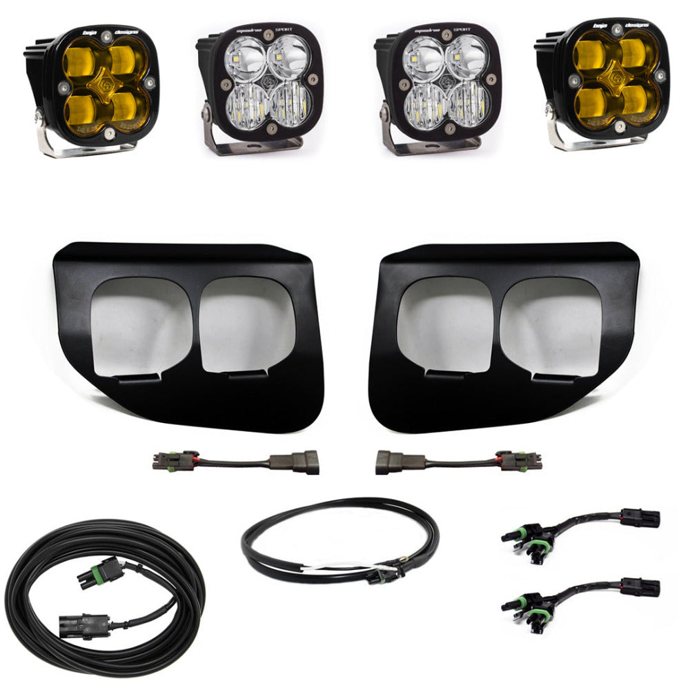 '20-22 Ford F250/350 Baja Designs Squadron Sport/SAE Dual Fog Light Kit