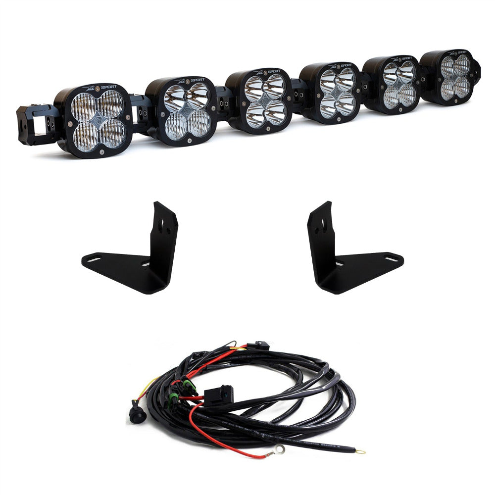Ford XL Linkable Bumper Light Kit - Ford 2021-2026 Bronco; 2022-2026 Bronco Raptor; NOTE: w/ OE Steel Bumper