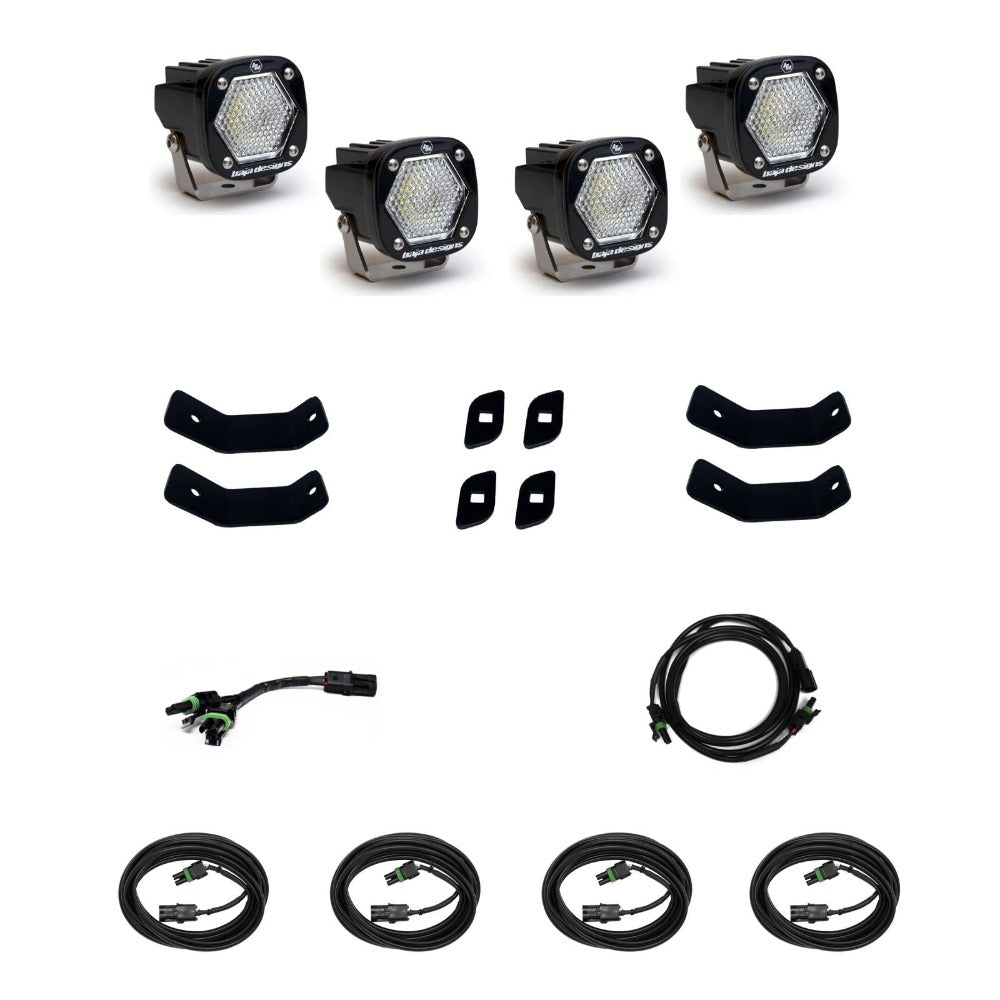 '19-24 Mercedes Sprinter Van Baja Designs S1 Roof Rack Rail Kit