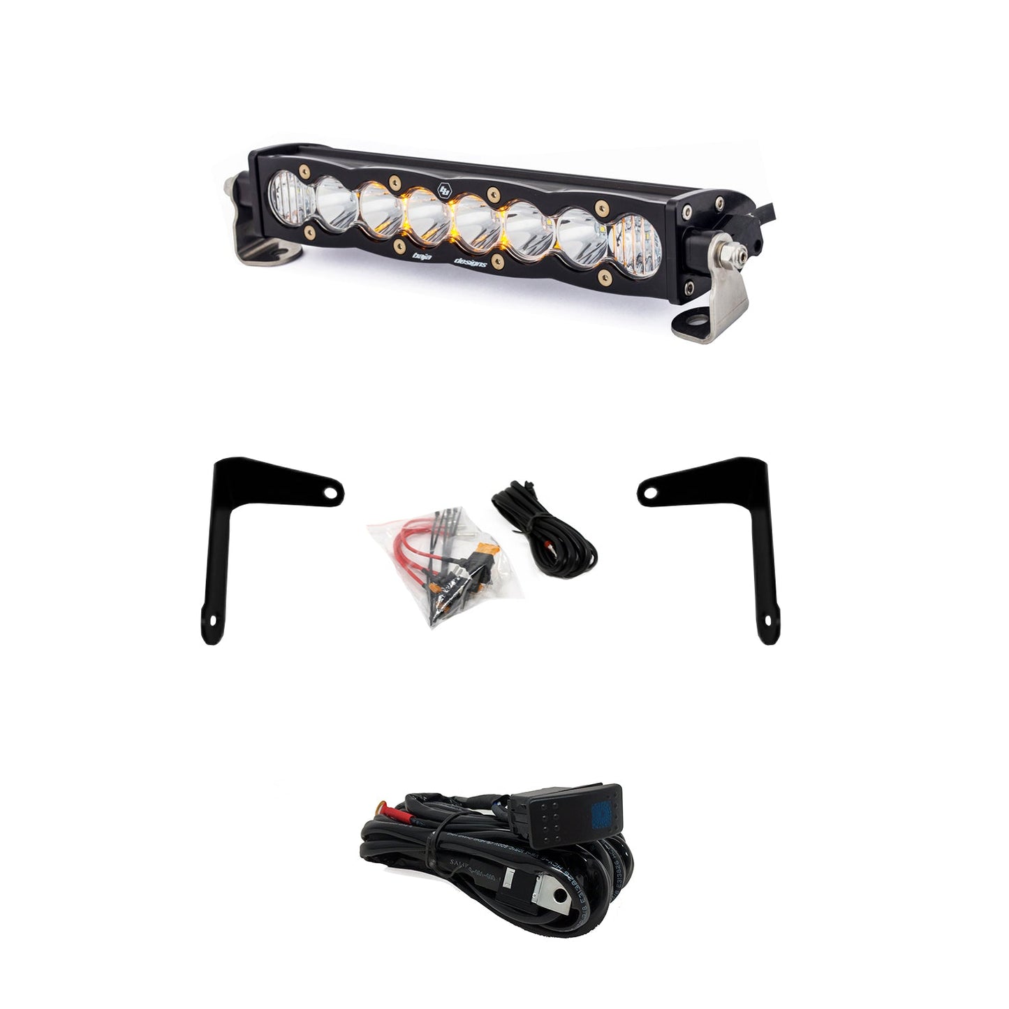 '17-24 Can-Am Maverick X3 S8 10 Inch Shock Mount Light Bar Kit