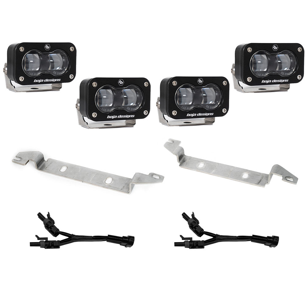 2022-2026 Toyota Tundra S2 SAE OEM Fog Light Replacement Kit - Clear