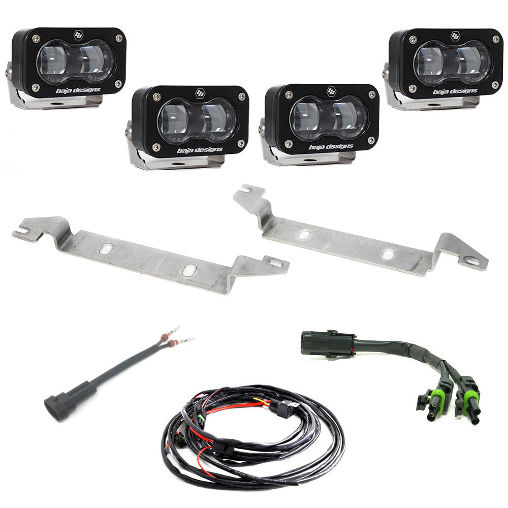 2023-2026 Toyota Sequoia S2 SAE OEM Fog Light Replacement Kit - Clear