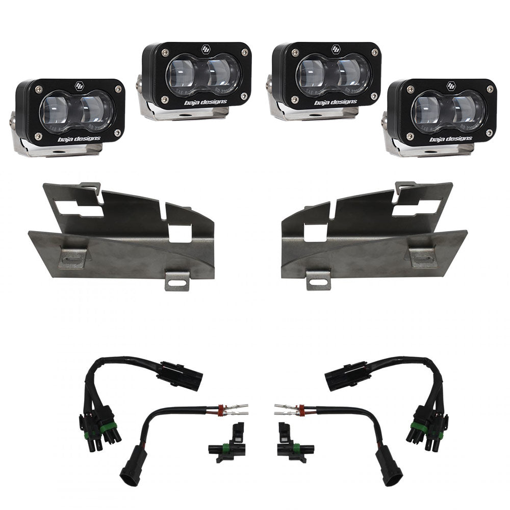 21-24 Ram TRX/19-24 Ram 1500 Rebel Dual S2 SAE Fog Pocket Light Kit - Clear