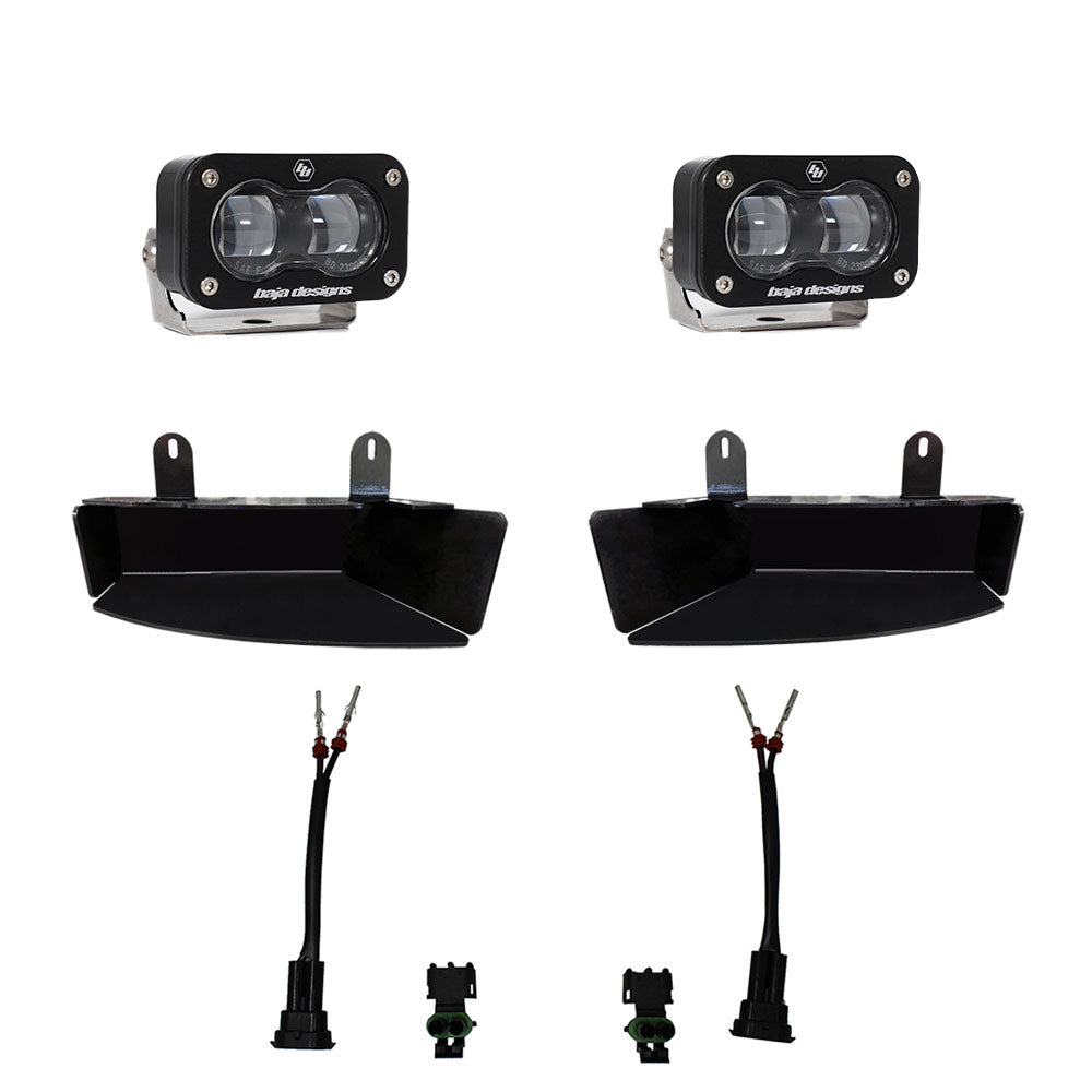 2019-2024 Ram 2500/3500 S2 SAE Fog Pocket Light Kit - Clear