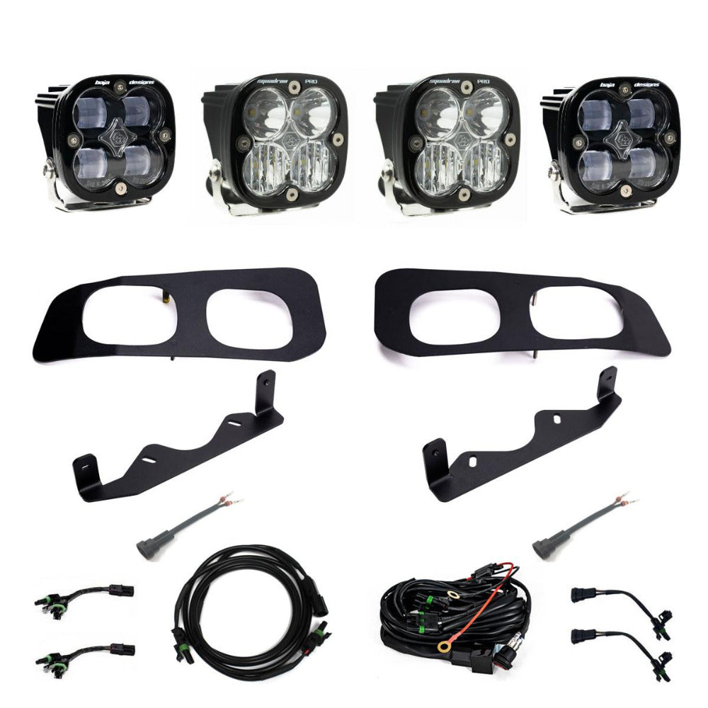 23+ Ford F250/F350 Squadron SAE/Squadron Pro Dual Fog Pocket Kit