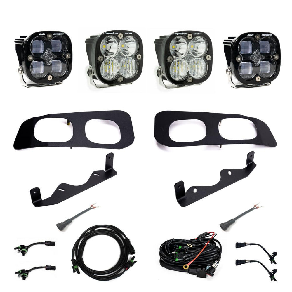 23+ Ford F250/F350 Squadron SAE/Squadron Sport Dual Fog Pocket Kit