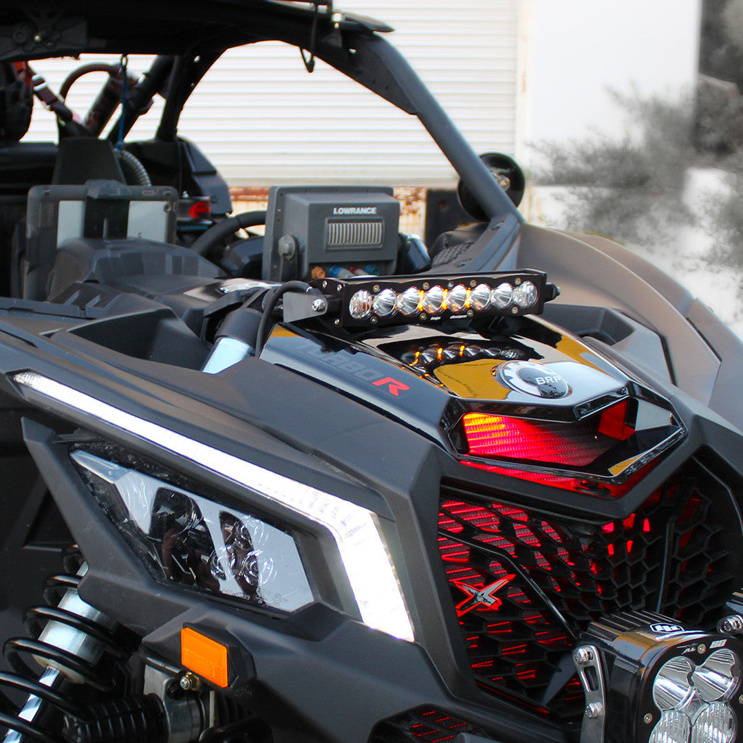 '17-24 Can-Am Maverick X3 S8 10 Inch Shock Mount Light Bar Kit