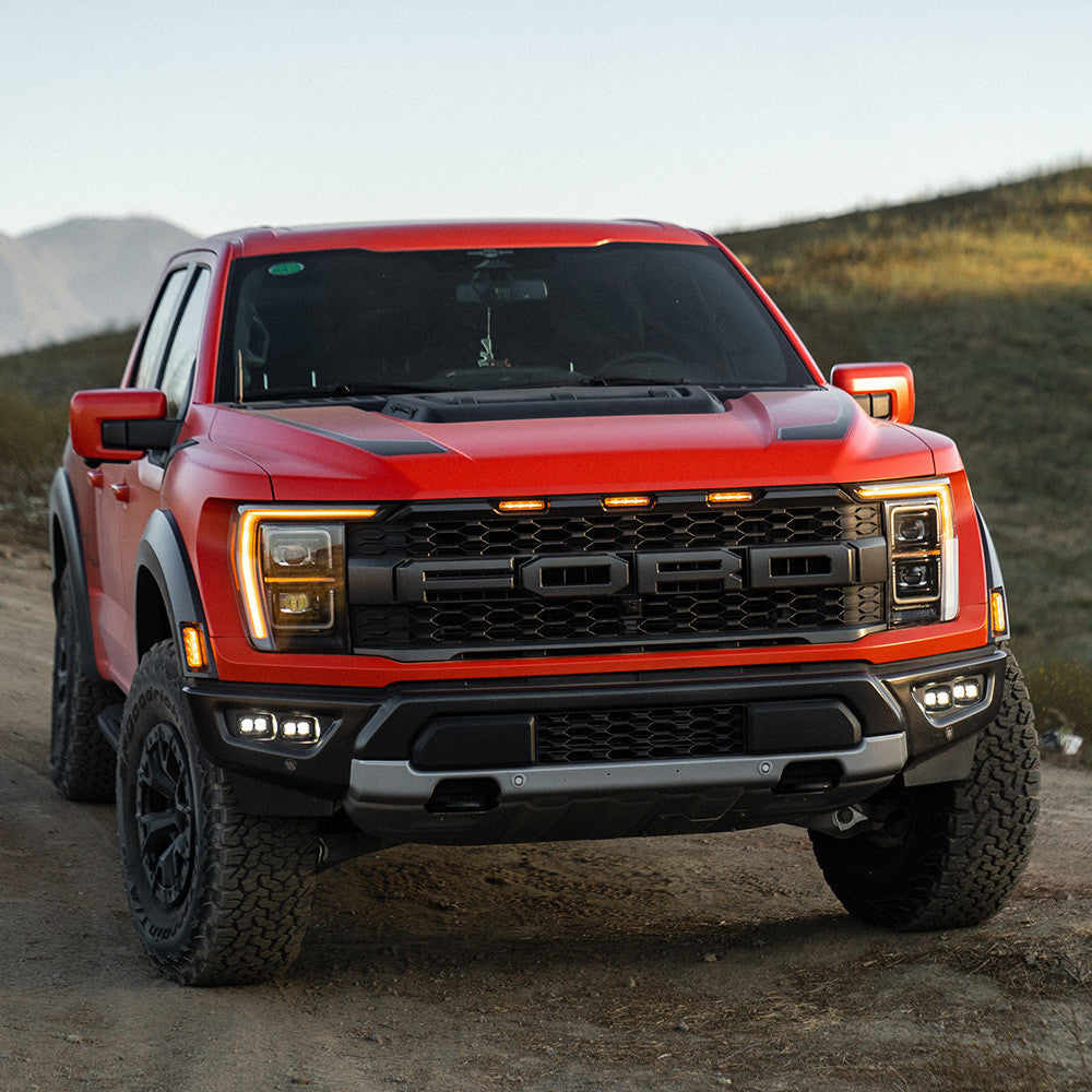 2021-2026 Ford Raptor S2 SAE Dual Fog Pocket Kit - Clear