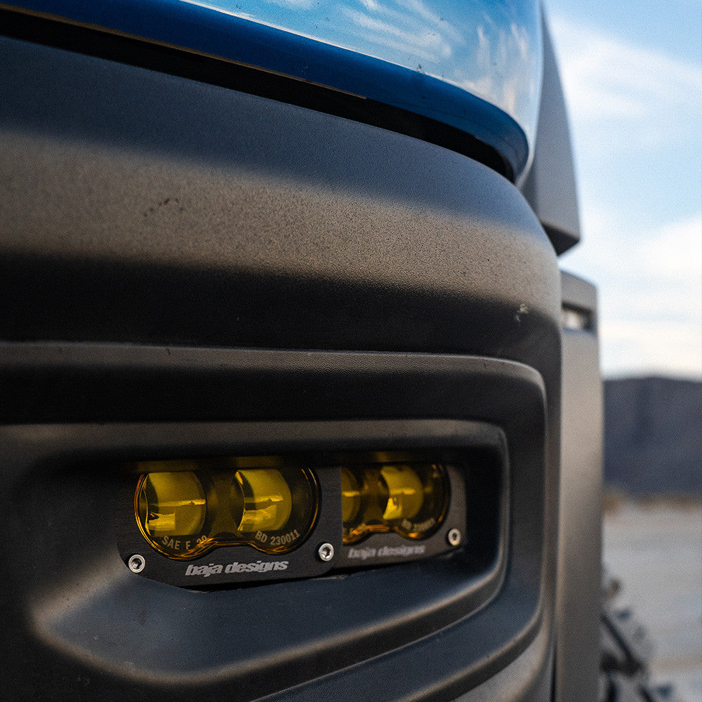 21-24 Ram TRX/19-24 Ram 1500 Rebel Dual S2 SAE Fog Pocket Light Kit - Amber