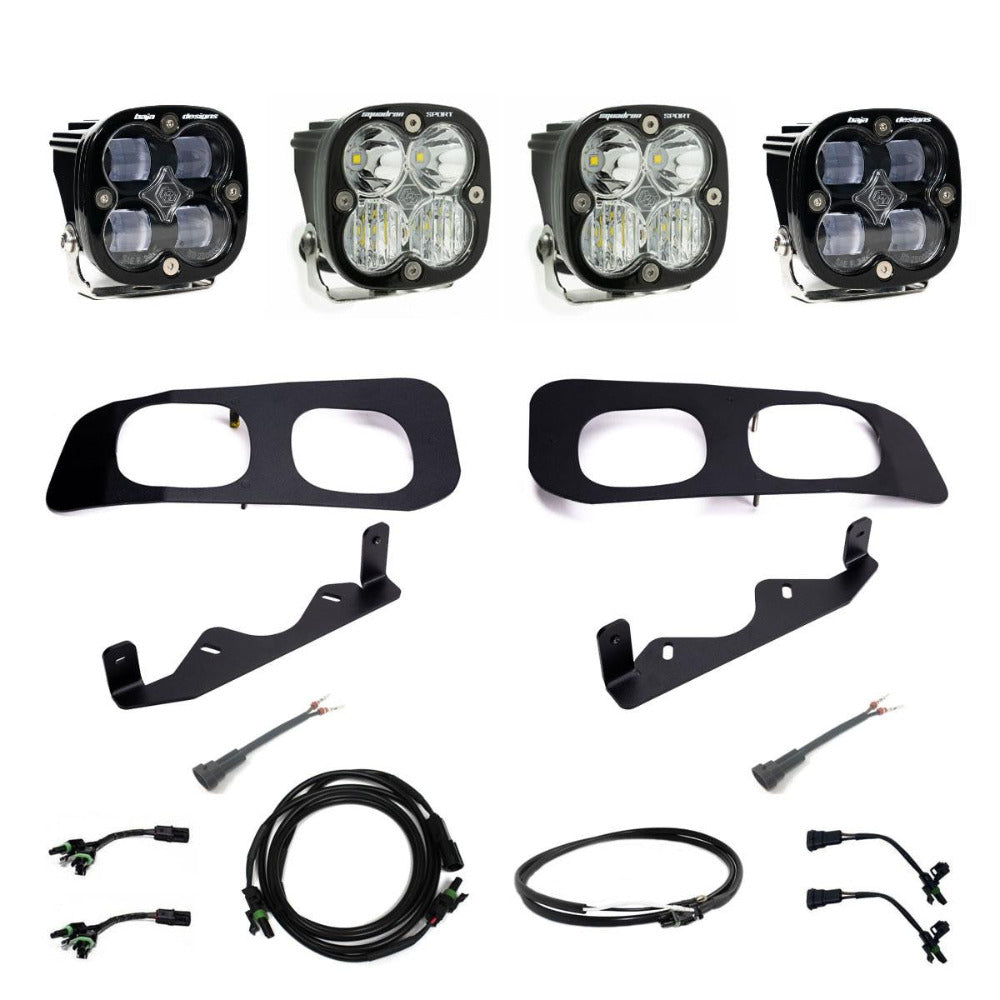 23+ Ford F250/F350 Squadron SAE/Squadron Sport Dual Fog Pocket Kit