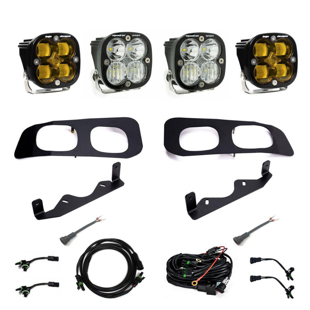 23+ Ford F250/F350 Squadron SAE/Squadron Sport Dual Fog Pocket Kit