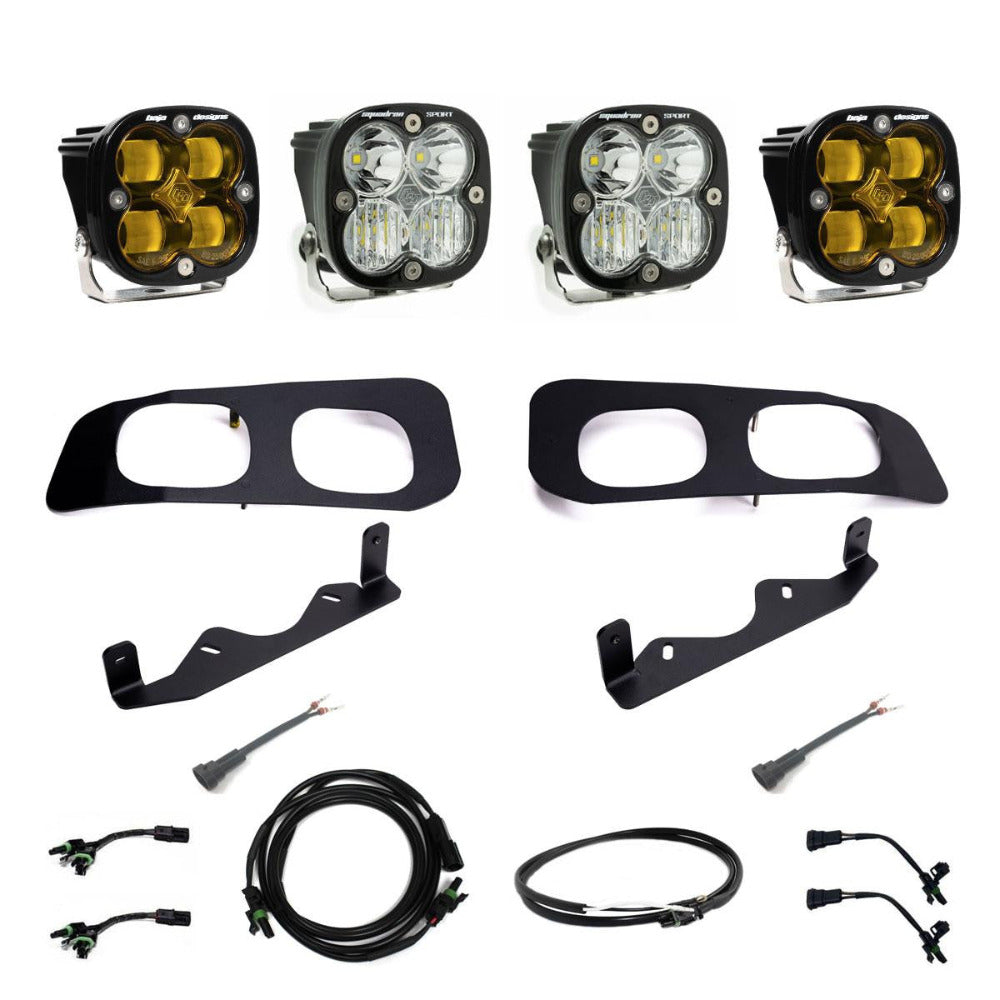 23+ Ford F250/F350 Squadron SAE/Squadron Sport Dual Fog Pocket Kit