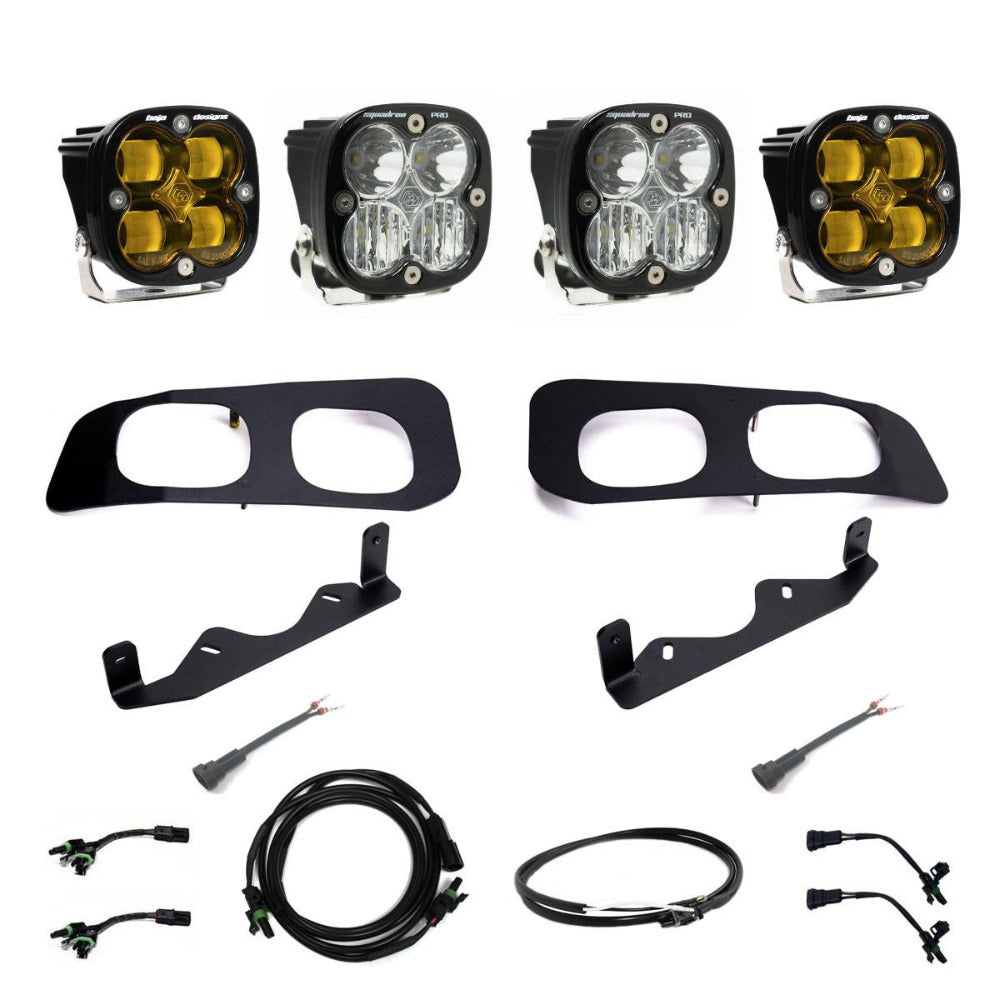 23+ Ford F250/F350 Squadron SAE/Squadron Pro Dual Fog Pocket Kit