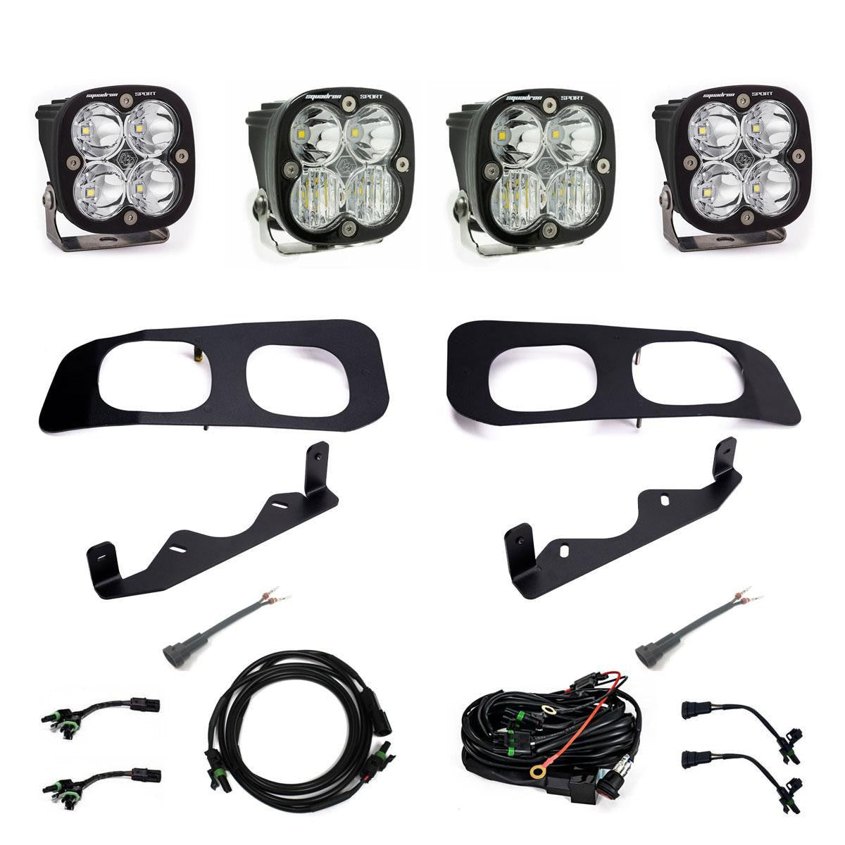 '23+ F250/F350 Squadron Sport "Sportsmen" Dual Fog Pocket Light Kit
