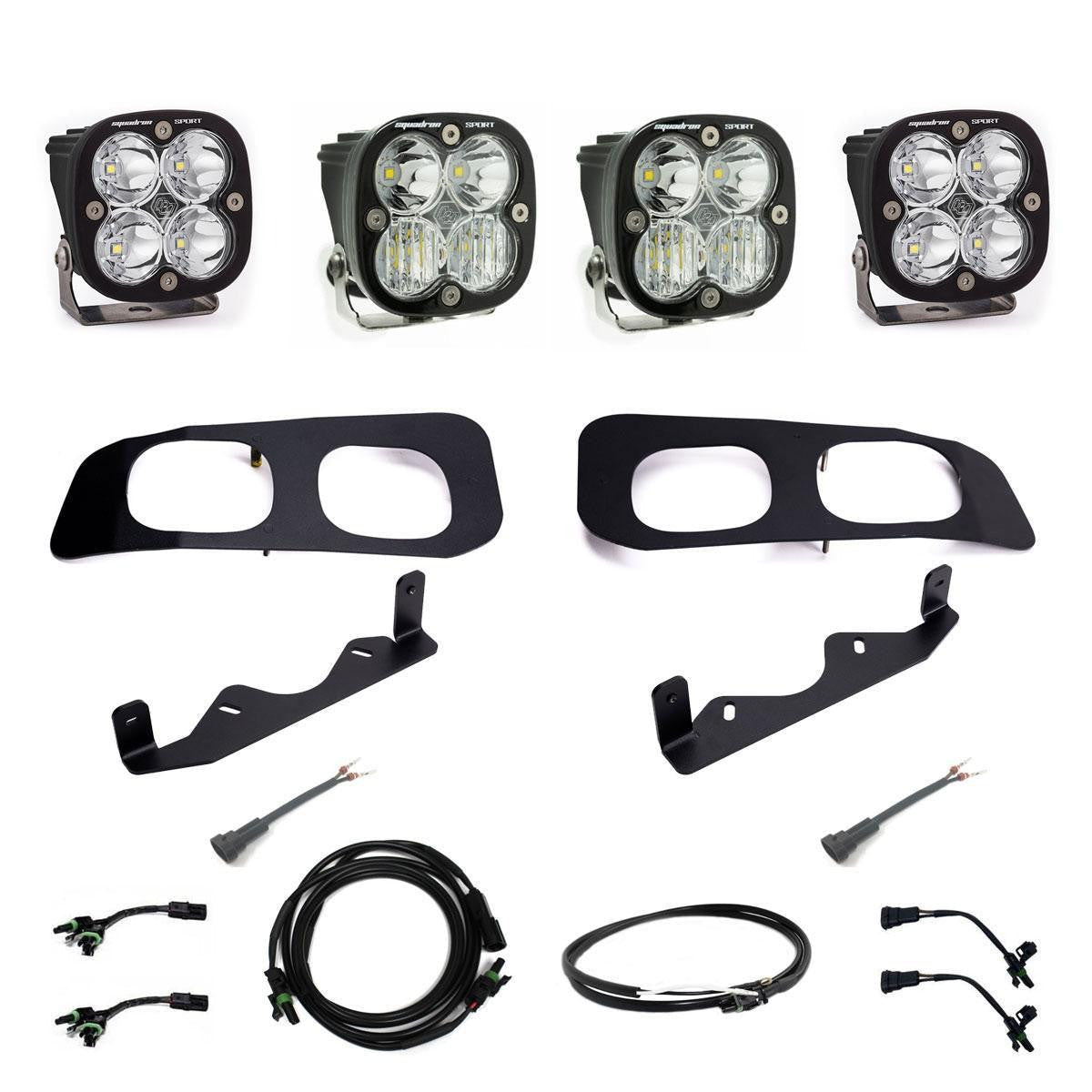 '23+ F250/F350 Squadron Sport "Sportsmen" Dual Fog Pocket Light Kit