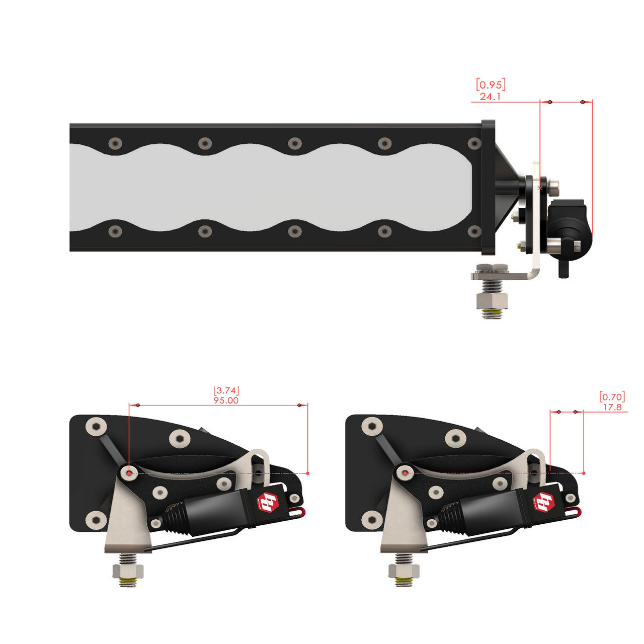 Reflex Light Actuator Kit – OnX6+ Light Bar - Universal